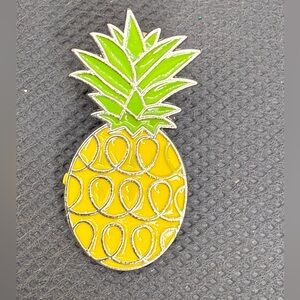 EUC Pineapple Lapse Enamel Oriental Trading Company Vintage Pin